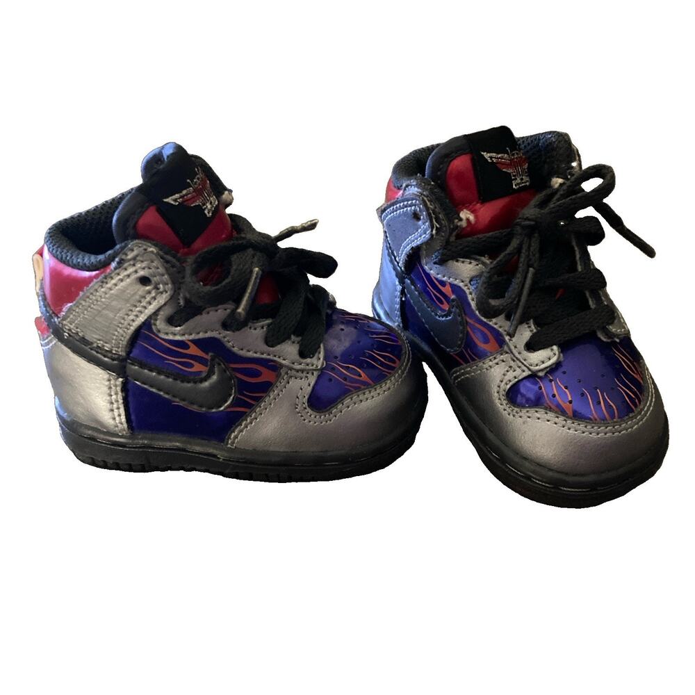 RARE Nike SB Dunk High Transformers Optimus Prime 2009 Toddler 3C 354794